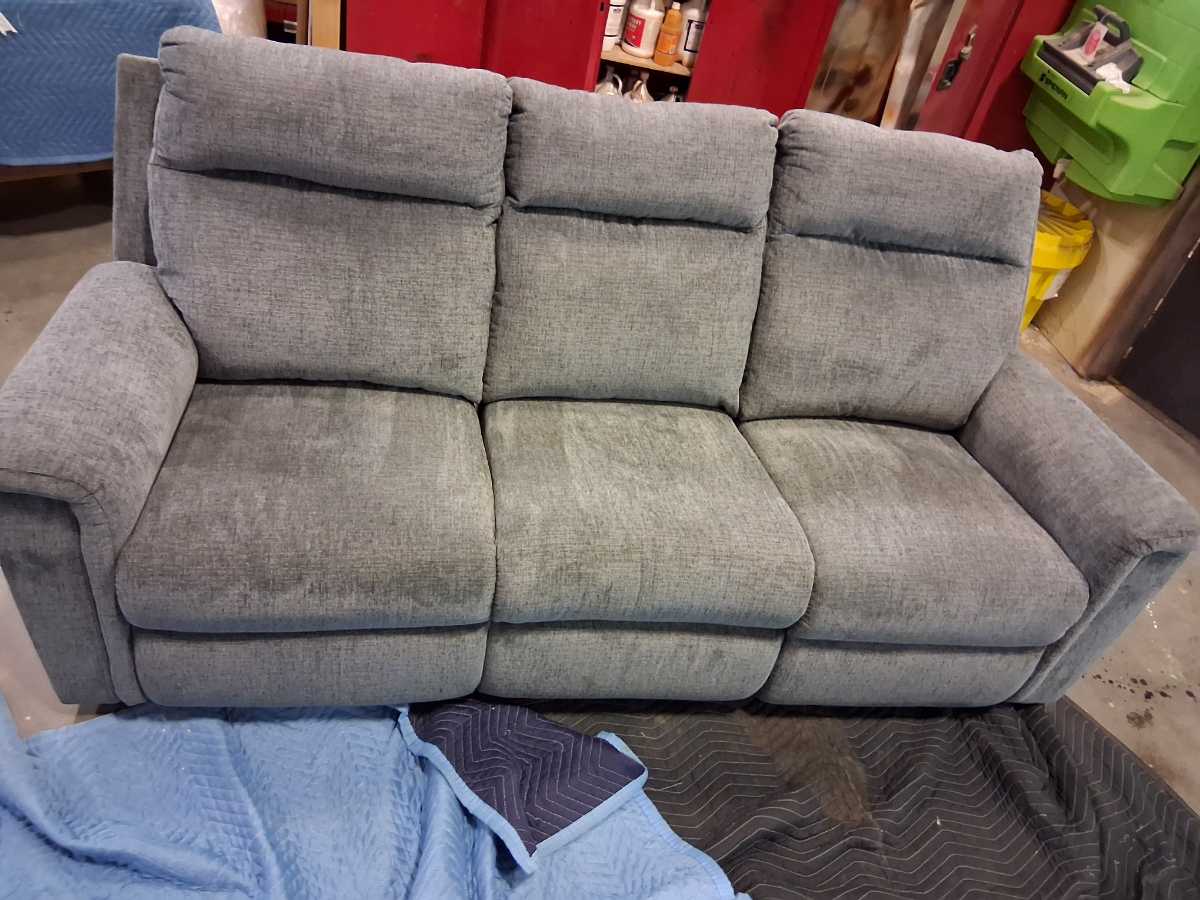 Barnsana Reclining Sofa with Power - Gravel - Gallery Image 9